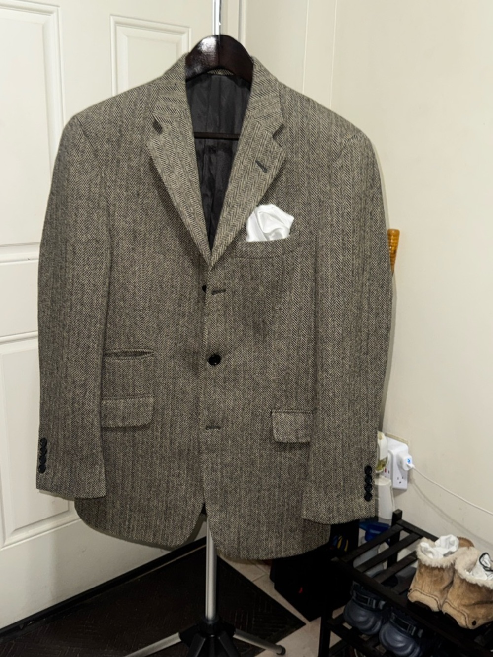 Burberry London-Saks Fifth Avenue I Men’s I Blazer I Herringbone I Size 38R - Picture 7 of 11
